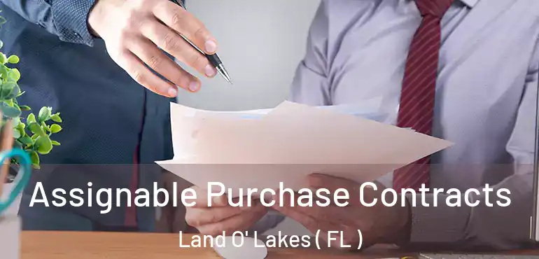  Assignable Purchase Contracts Land O' Lakes ( FL )