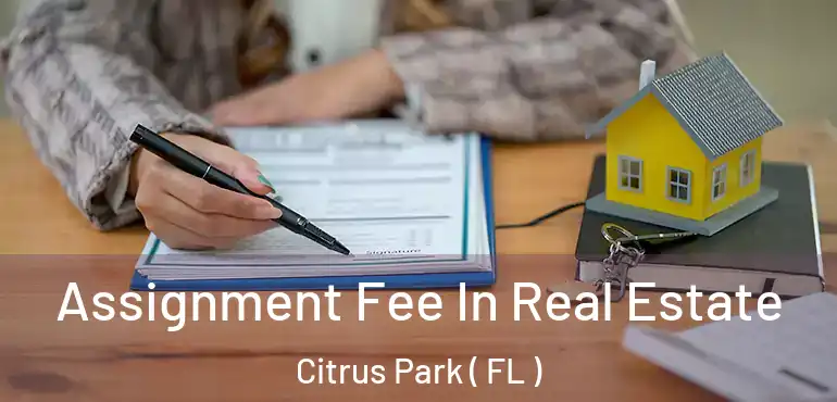  Assignment Fee In Real Estate Citrus Park ( FL )