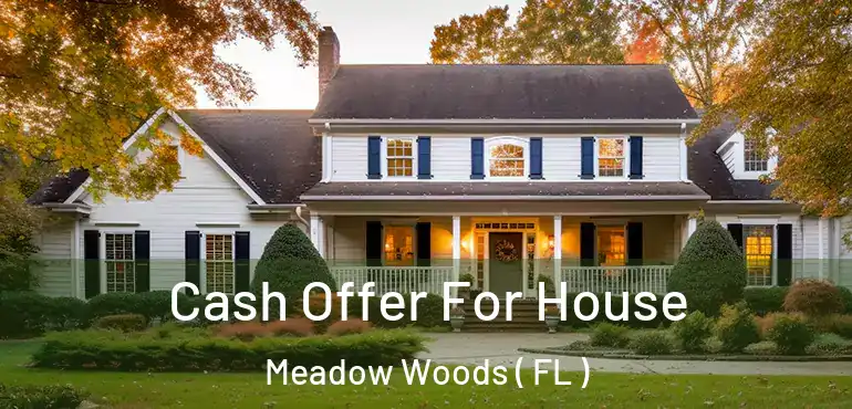  Cash Offer For House Meadow Woods ( FL )