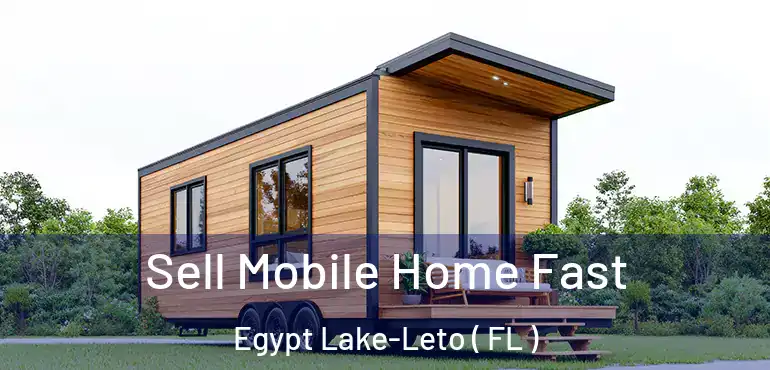  Sell Mobile Home Fast Egypt Lake-Leto ( FL )